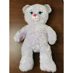 Build A Bear Anna Olaf's Frozen Adventure 17" Lavender Plush Sparkle BABW Disney